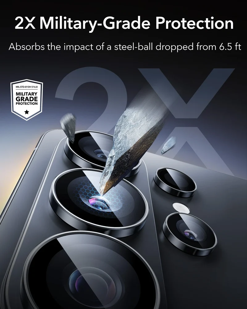 Galaxy S26 Ultra Armorite® Camera Lens Protector - Black