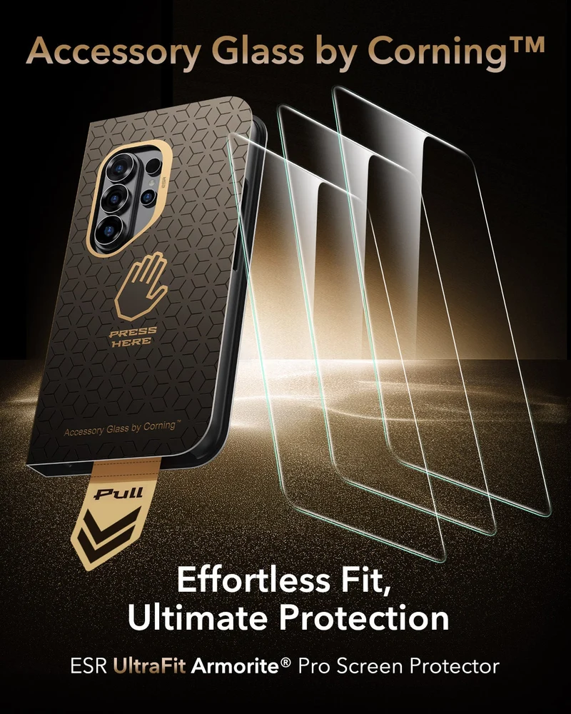 Galaxy S26 Ultra UltraFit Armorite® Pro Screen Protector - 3 Pack