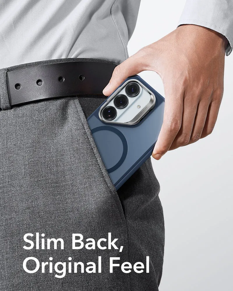 Galaxy S26 Classic Hybrid Magnetic Case (Stash Stand) - Frosted Blue