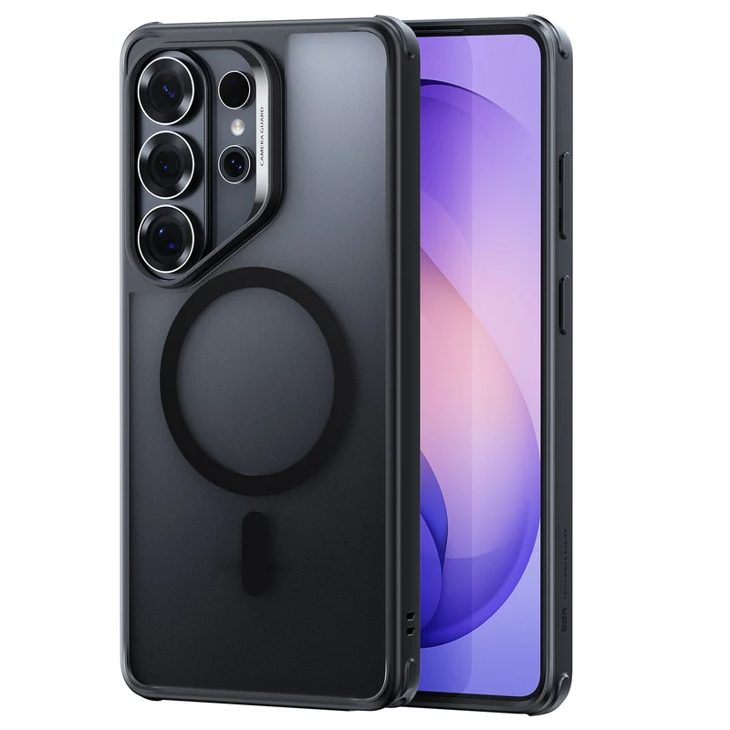 Galaxy S26 Ultra Classic Hybrid Magnetic Case - Frosted Black