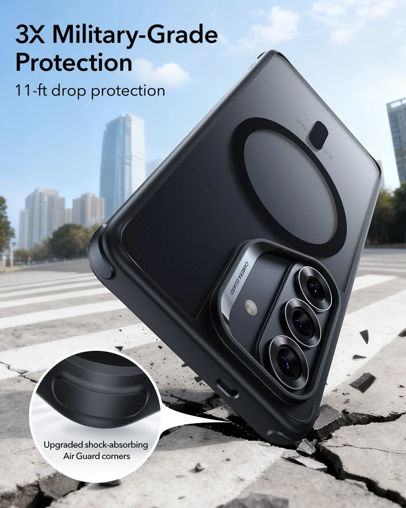 Galaxy S26 Plus Classic Hybrid Magnetic Case - Frosted Black