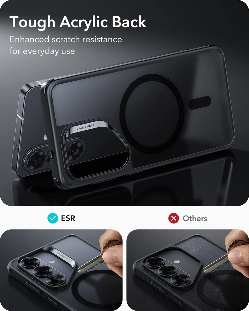 Galaxy S26 Plus Classic Hybrid Magnetic Case - Frosted Black