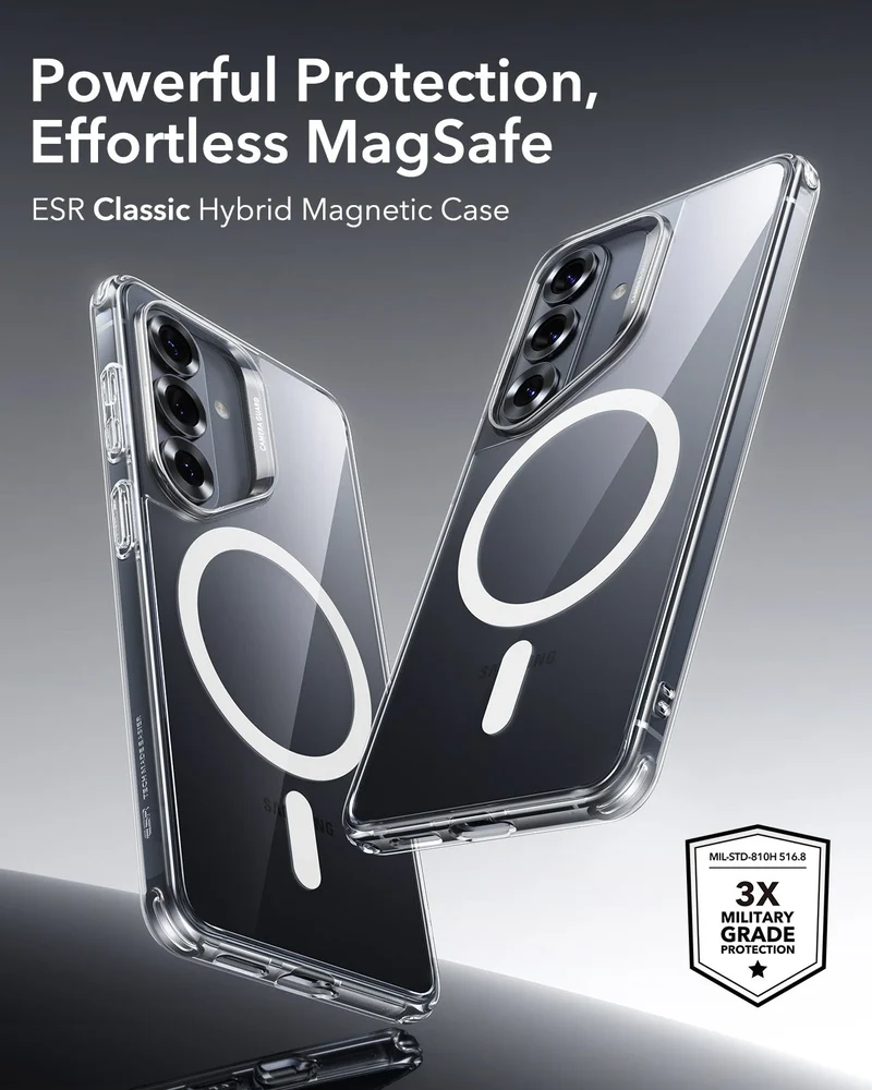 Galaxy S26 Plus Classic Hybrid Magnetic Case - Clear