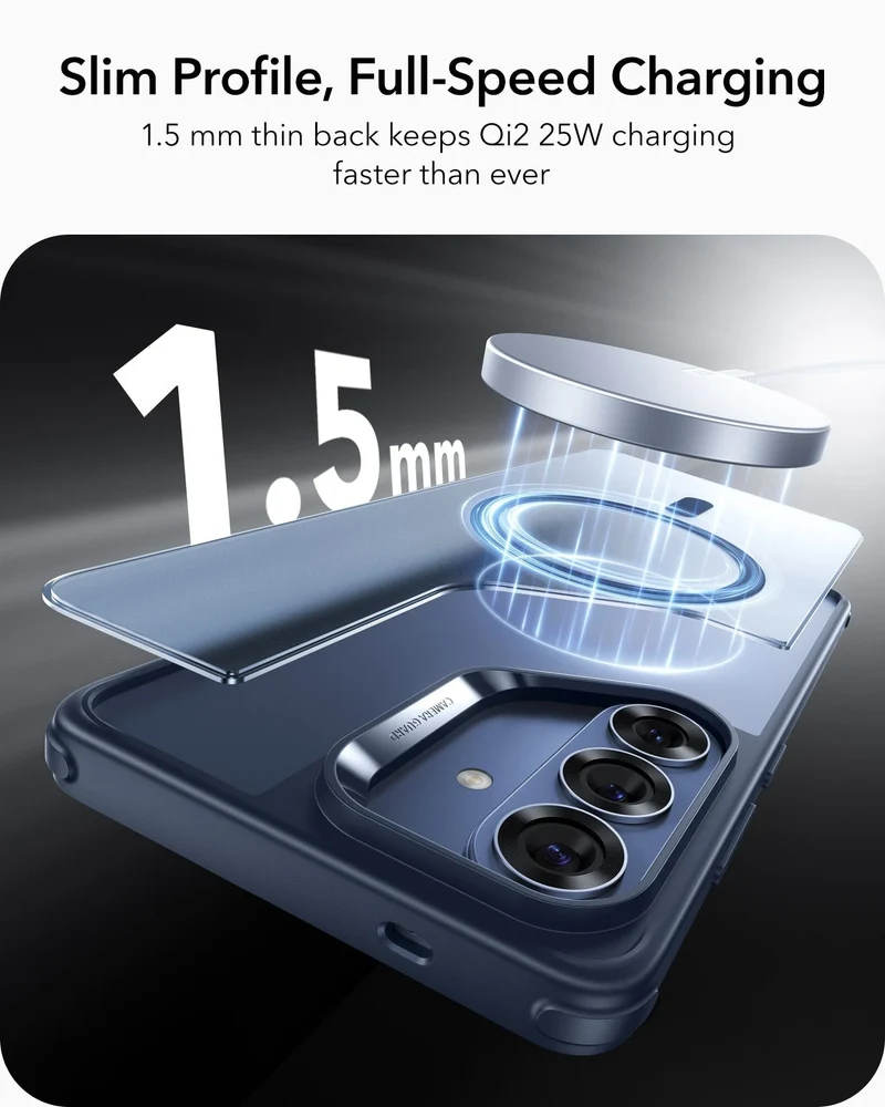 Galaxy S26 Classic Hybrid Magnetic Case - Frosted Blue