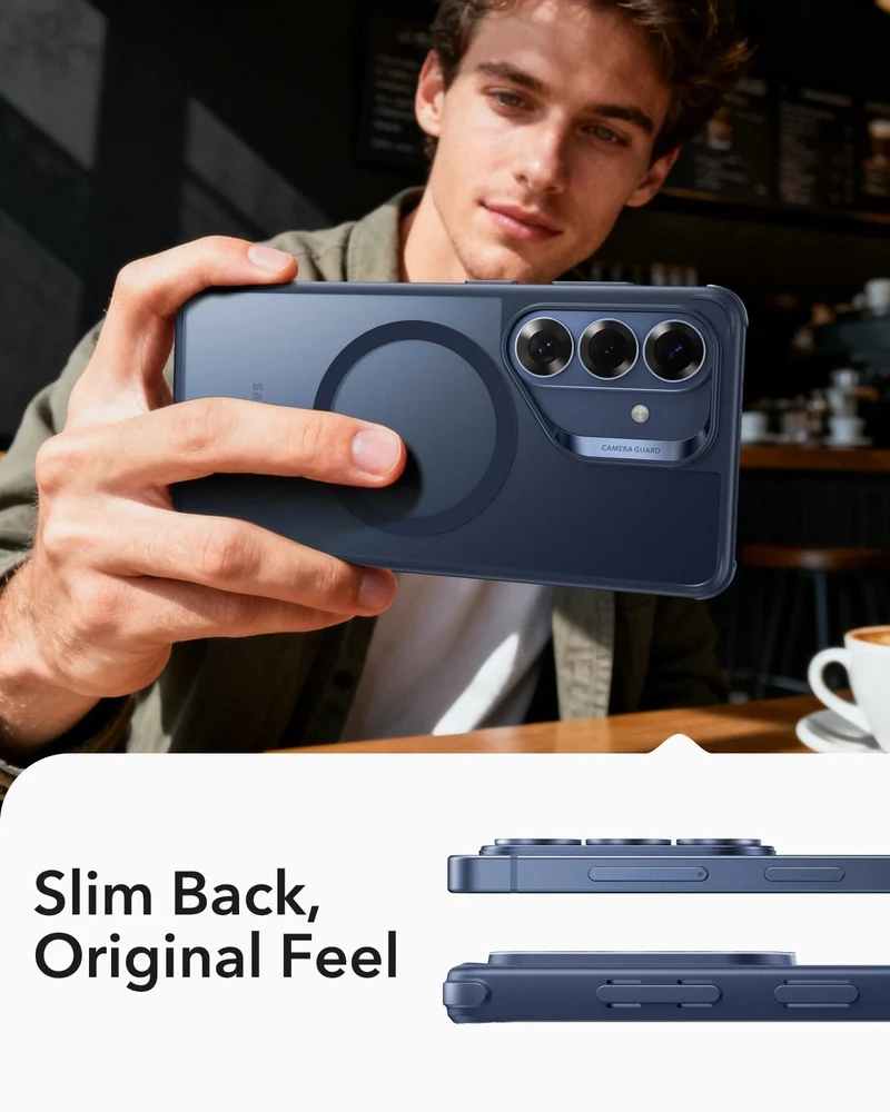 Galaxy S26 Classic Hybrid Magnetic Case - Frosted Blue