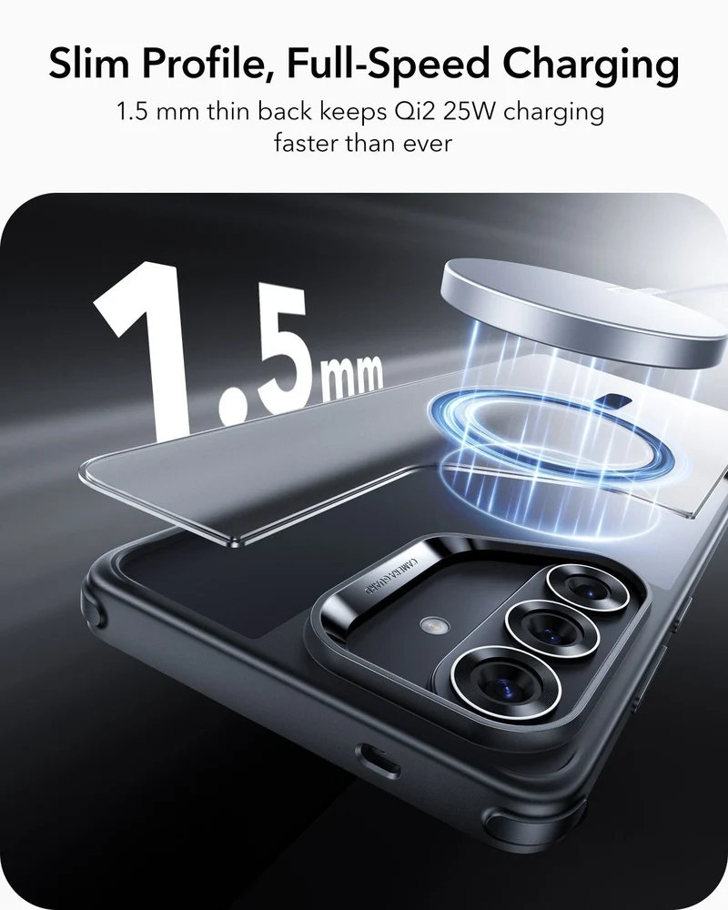 Galaxy S26 Classic Hybrid Magnetic Case - Frosted Black