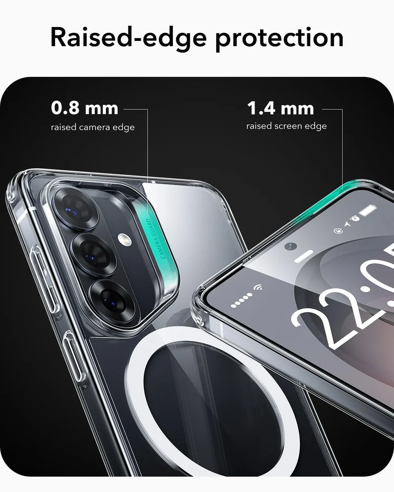 Galaxy S26 Classic Hybrid Magnetic Case - Clear
