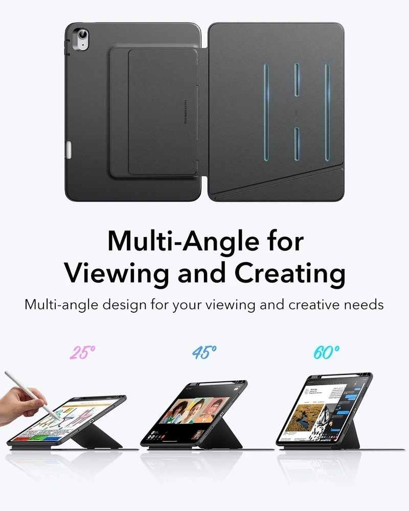 iPad Air 13" (2025) Flip Transformation Bundle - Black