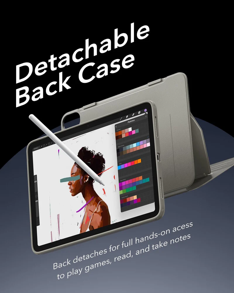 iPad Air 13" (M4) 2026 Shift Magnetic Case - Titanium