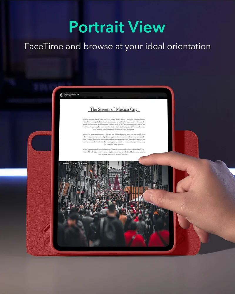 iPad Air 11" (2025) Shift Magnetic Case - Red