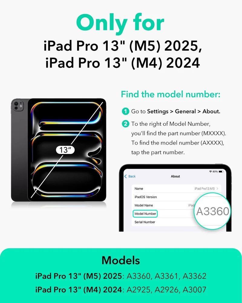 iPad Pro 13ʺ (2024) Shift Magnetic Case - Brown
