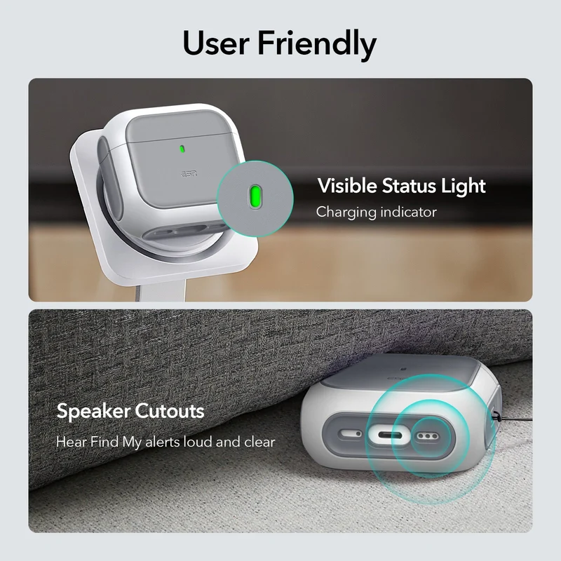 AirPods 4 Orbit Hybrid Case (HaloLock) - Desert Titanium