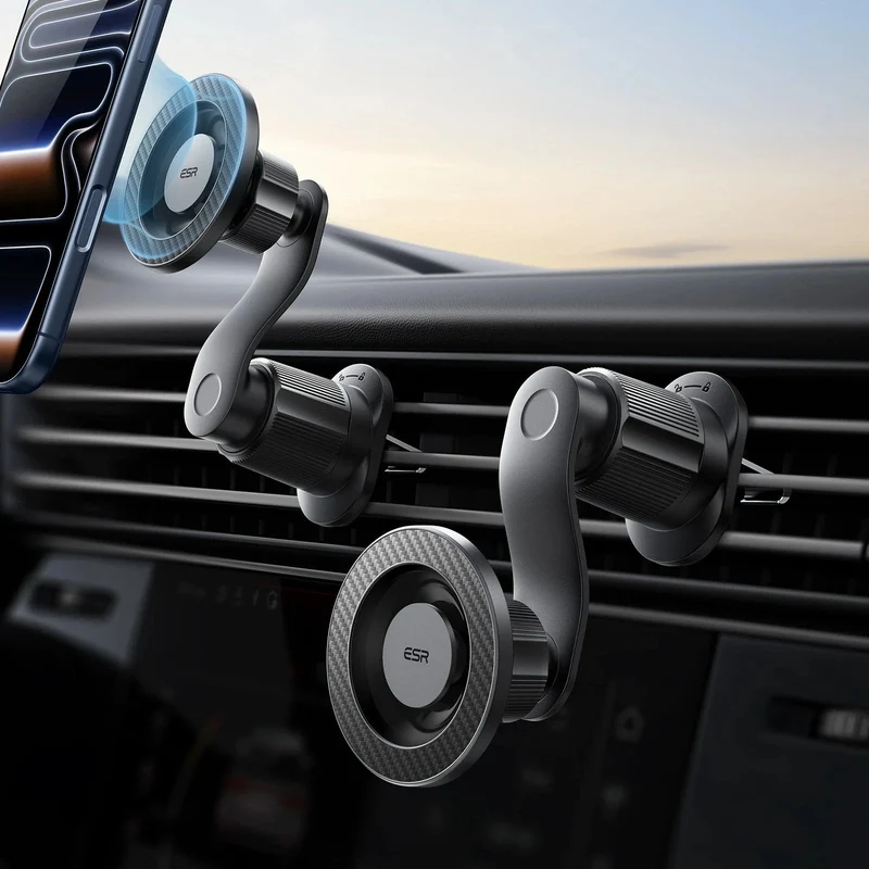 OmniLock Magnetic Car Mount (Air Vent) - Black