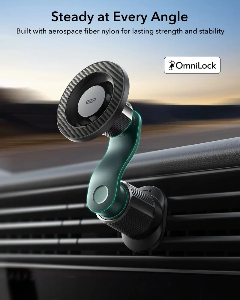 OmniLock Magnetic Car Mount (Air Vent) - Black
