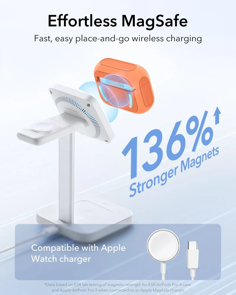 AirPods Pro 3 Orbit Hybrid Magnetic Case - Orange