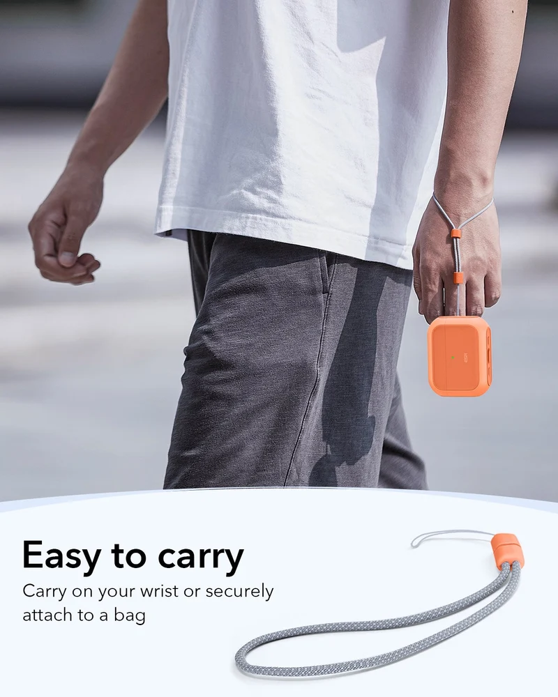 AirPods Pro 3 Orbit Hybrid Magnetic Case - Orange