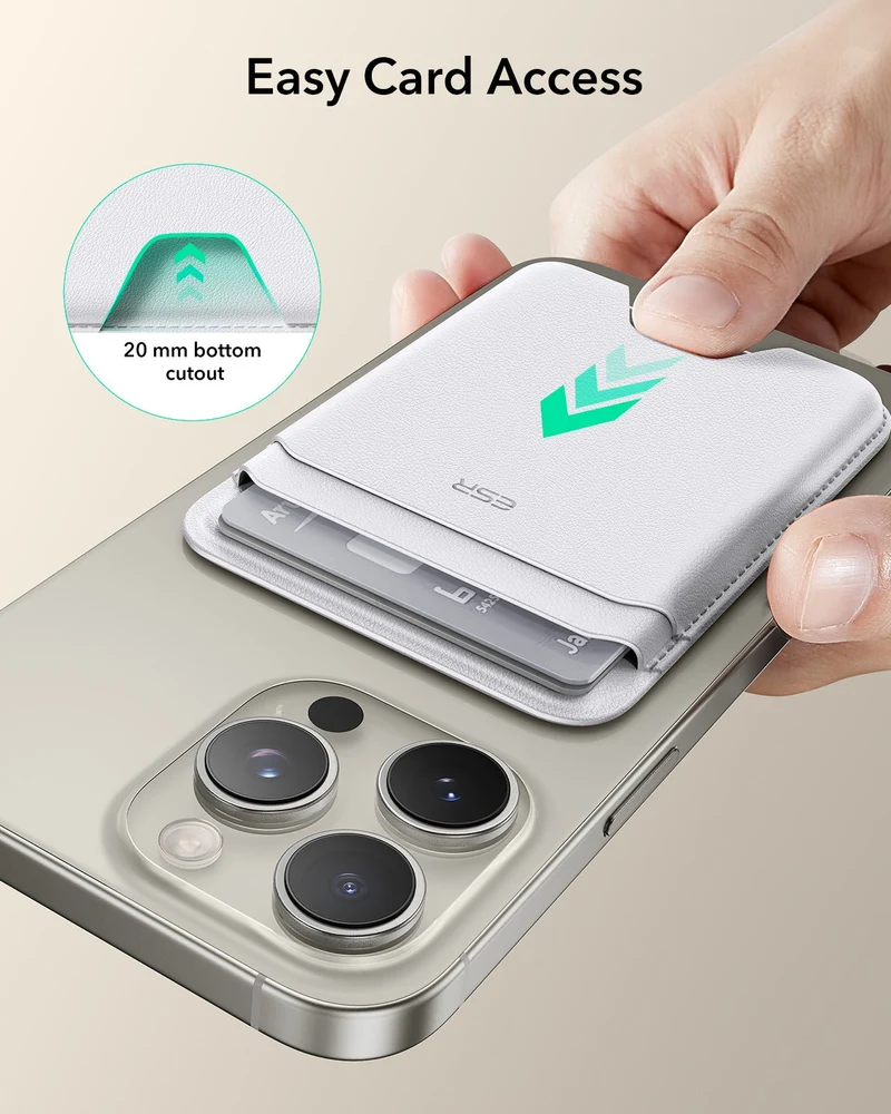 Magnetic Wallet Boost (HaloLock) - White
