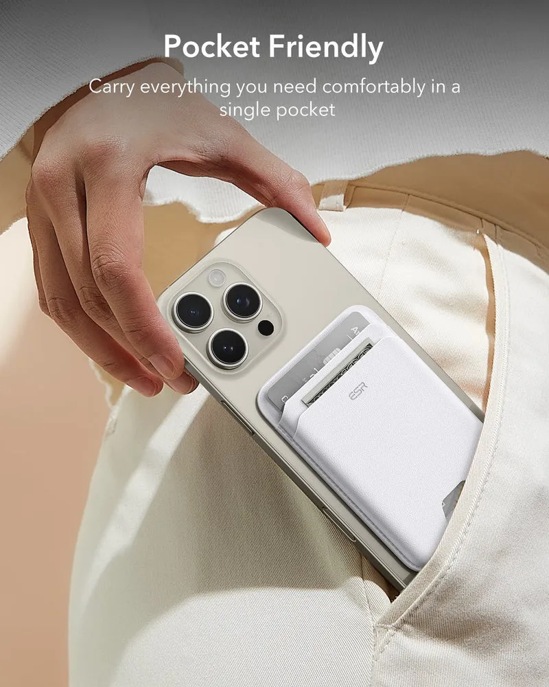 Magnetic Wallet Boost (HaloLock) - White