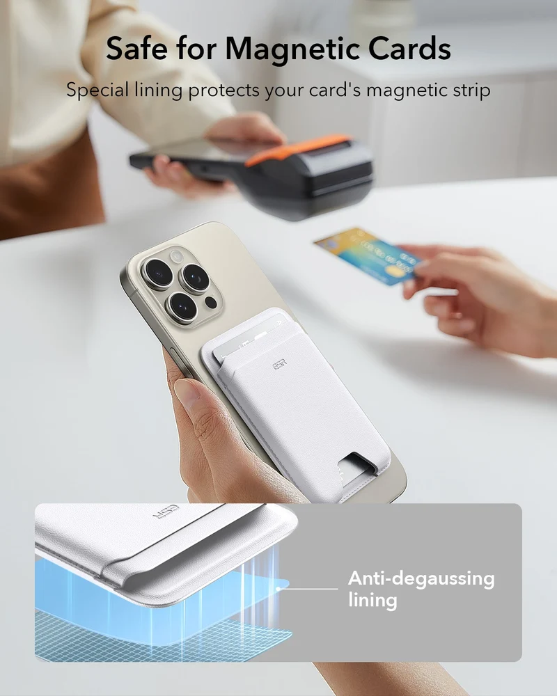 Magnetic Wallet Boost (HaloLock) - White
