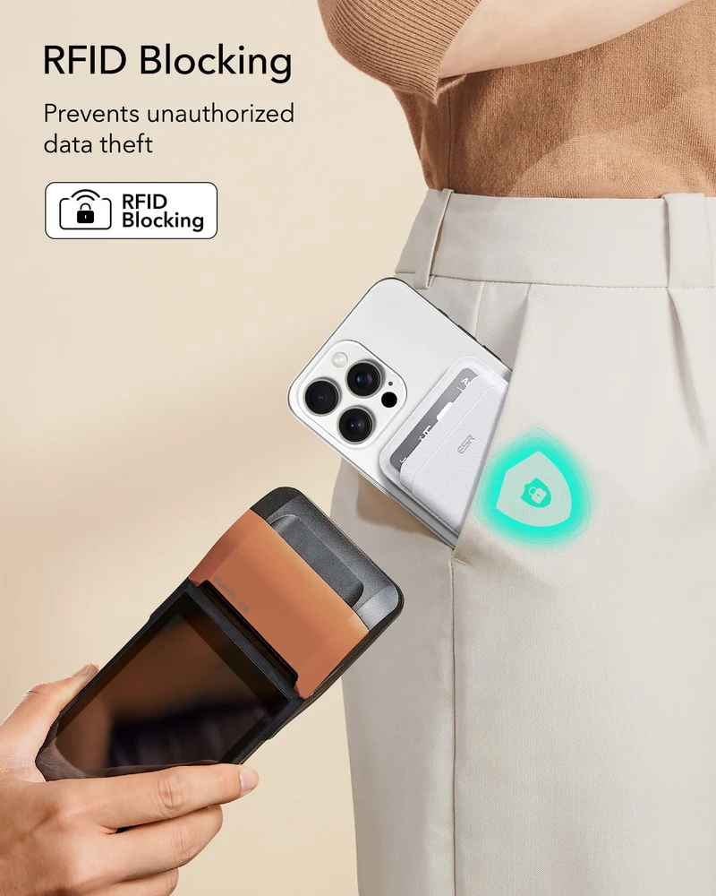 Magnetic Wallet Boost (HaloLock) - White