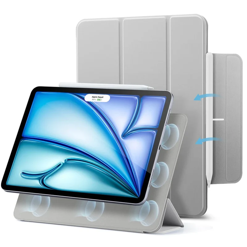 iPad Air 11″ (2025) Rebound Magnetic Case - Grey