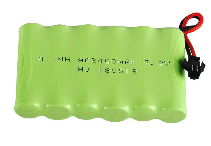 7.2v 2400mah AA NiMH Rechargeable Battery with SM/KET-2P Connector For Rc toys Cars Tanks Robots Boat