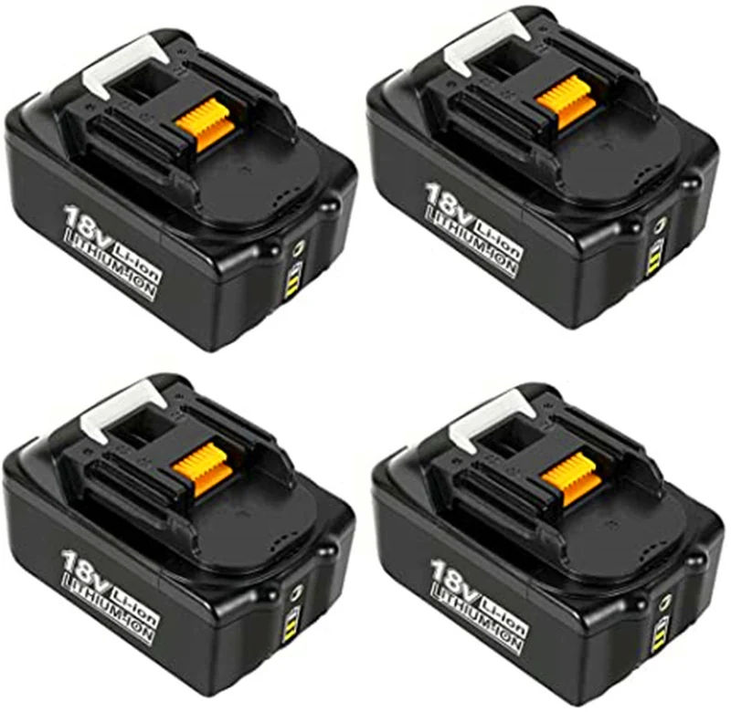 4 pieces 18V 5.0Ah Li-Ion battery for Makita BL1860B BL1850B BL1860
