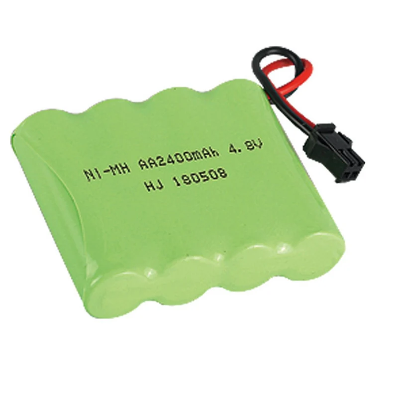 4.8v 2400mah AA NiMH Rechargeable Battery with SM/KET-2P Connector For Rc toys Cars Tanks Robots Boat