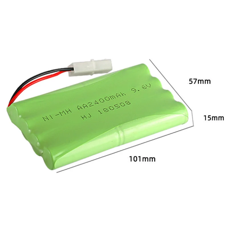 9.6v 2400mah AA NiMH Rechargeable Battery with SM/KET-2P Connector For Rc toys Cars Tanks Robots Boat
