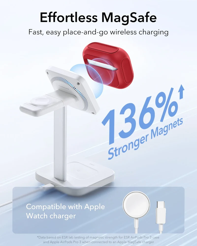 AirPods Pro 3 Orbit Hybrid Magnetic Case - Dark Red