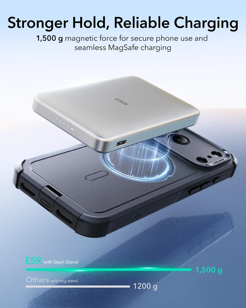 iPhone 17 Pro Cyber Tough Magnetic Case (Camera Control) - Black