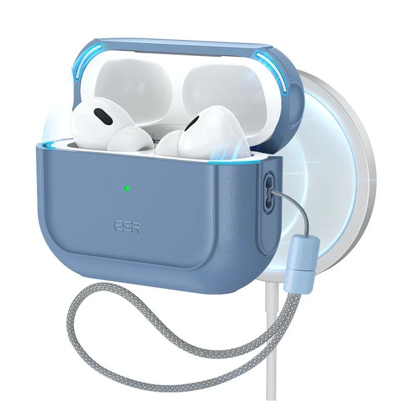 AirPods Pro 3 Orbit Hybrid Magnetic Case - Dark Blue