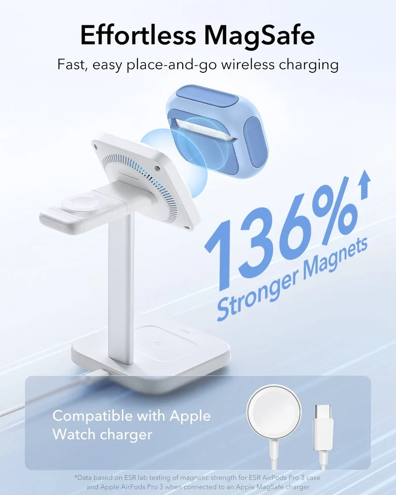 AirPods Pro 3 Orbit Hybrid Magnetic Case - Powder Blue