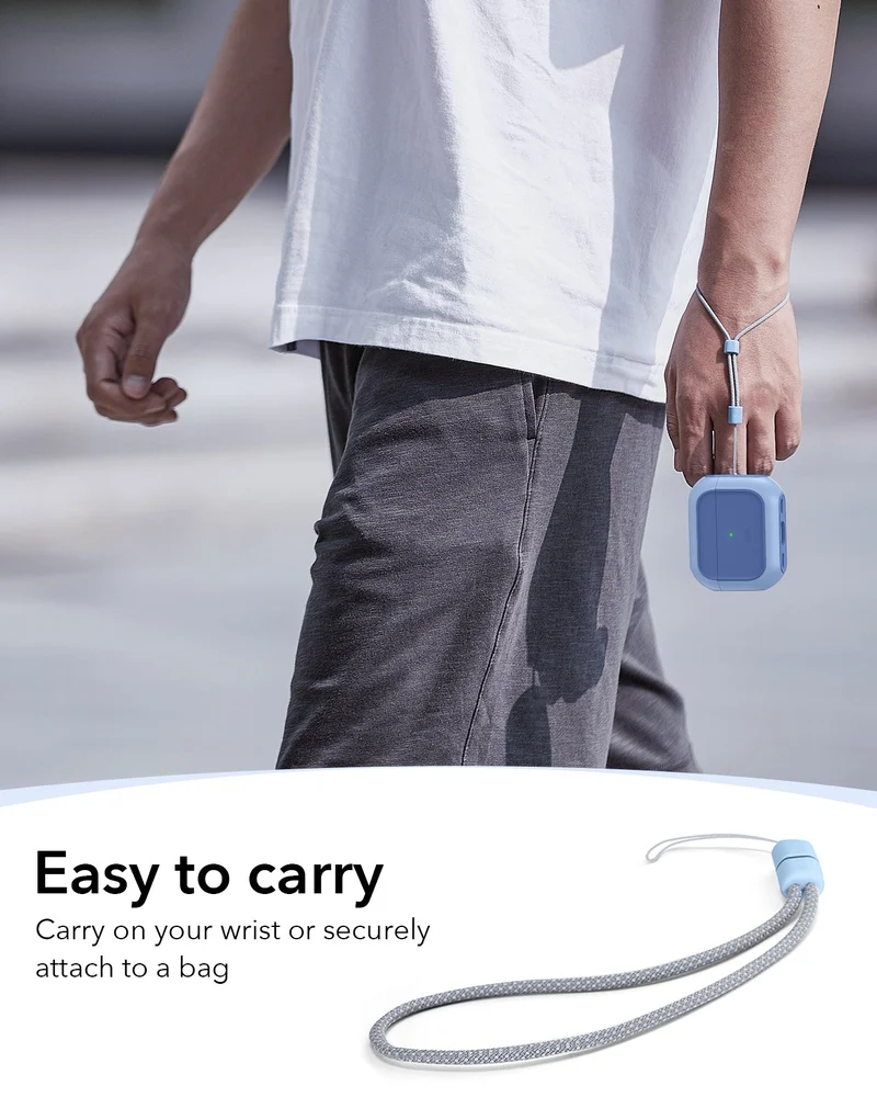 AirPods Pro 3 Orbit Hybrid Magnetic Case - Powder Blue