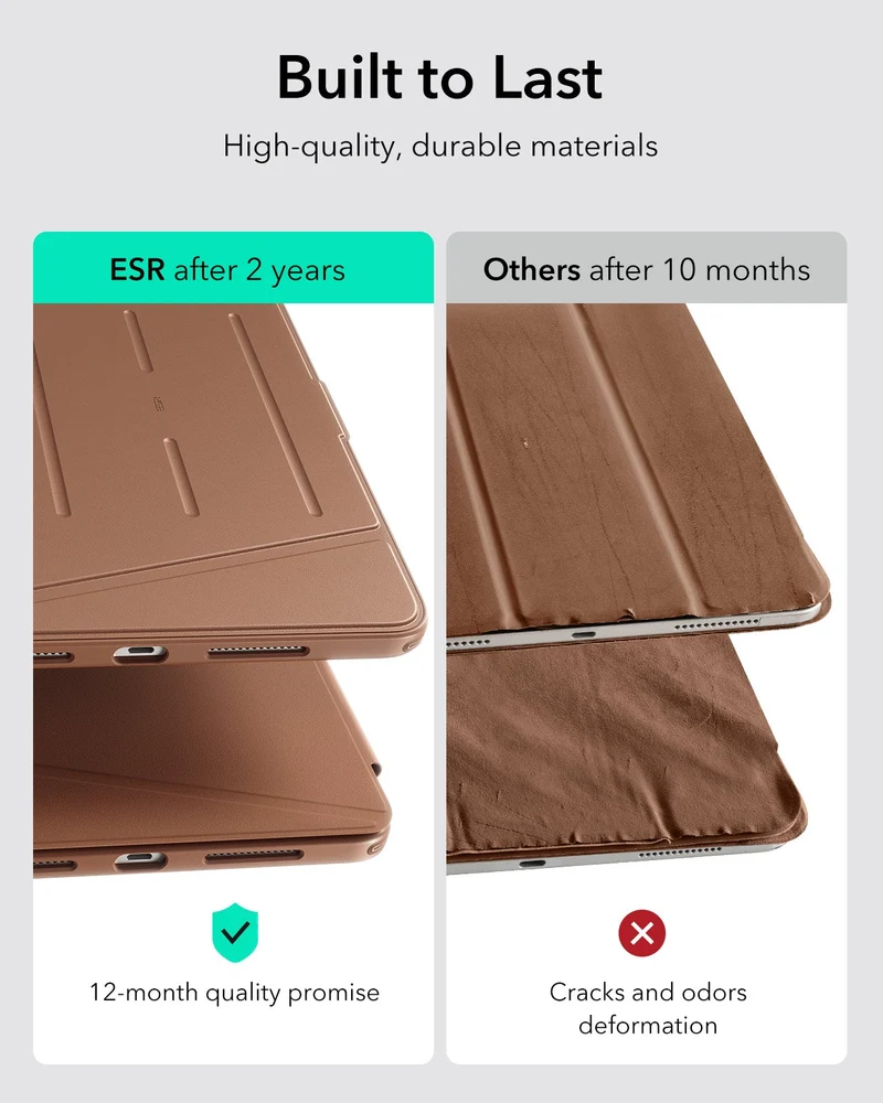 iPad Pro 13″ (2025) Flip Magnetic Case with Pencil Bundle - Brown