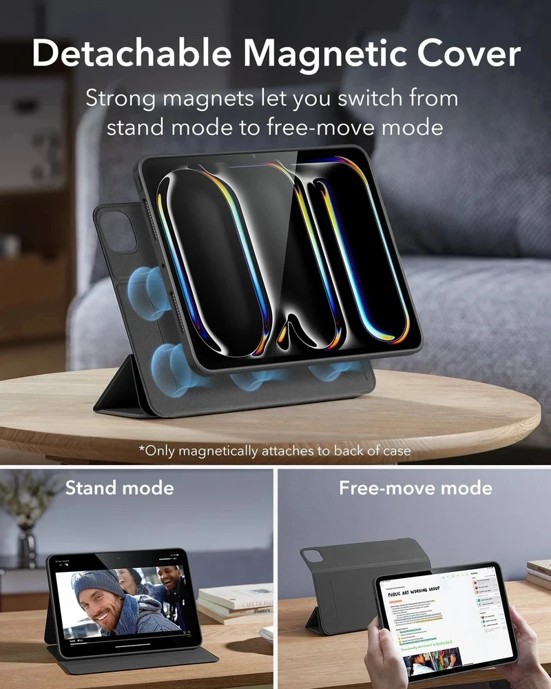 iPad Pro 13ʺ (2024) Rebound Hybrid Case 360 - Brilliant White