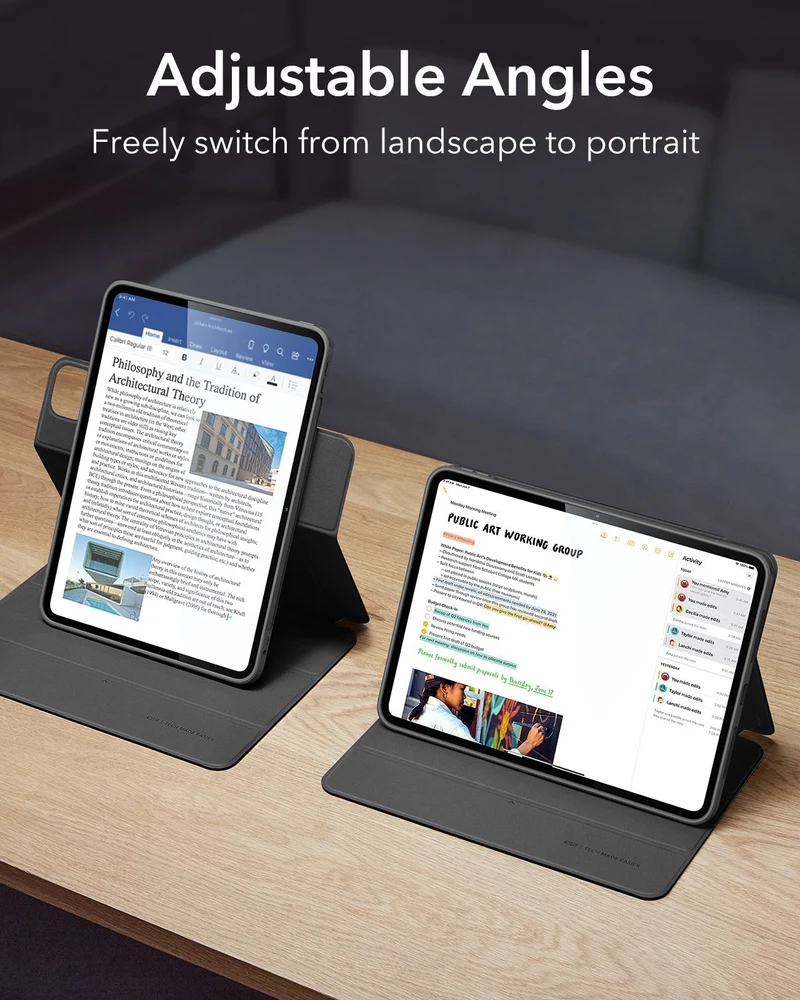 iPad Pro 13ʺ (2025) Rebound Case and Screen Protector Bundle - Black