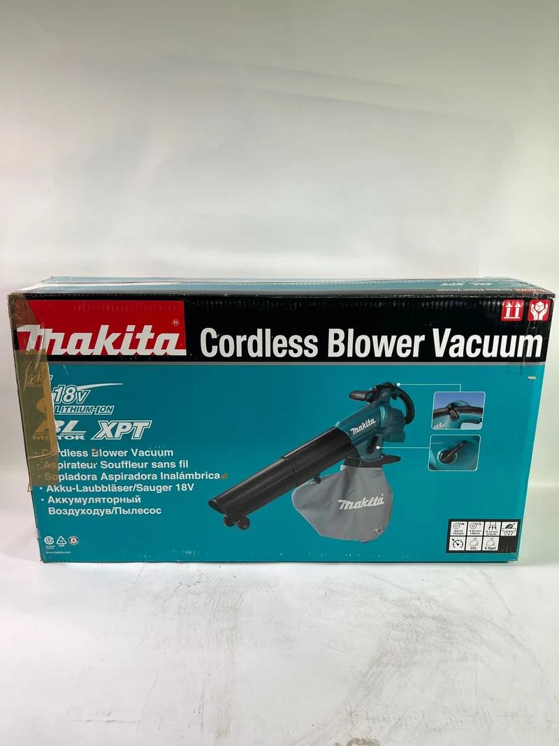 Makita DUB 187 Z Akku Laubbläser und Laubsauger 18 V Brushless Solo - ohne Akku, ohne Ladegerät - Leicht Gebraucht