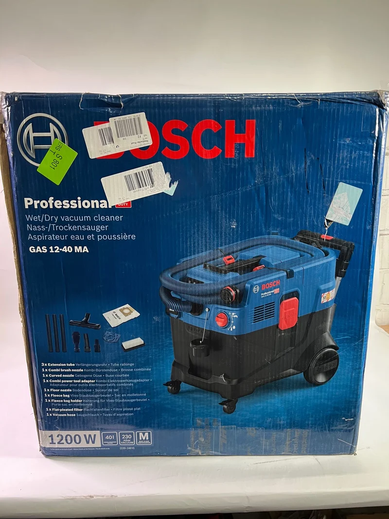 Bosch GAS 12-40 MA Professional Allzwecksauger 1200 W 40 l ( 06019M0120 ) Staubklasse M - OVP Beschädigt