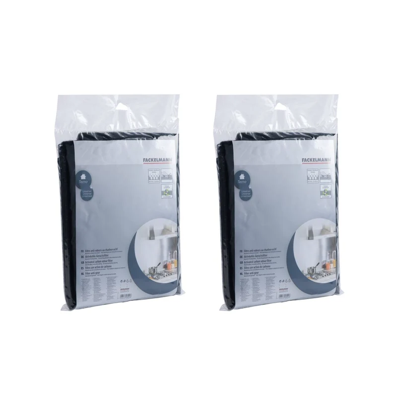 Lot de 2 filtres hotte 47 x 57 cm Fackelmann Tecno