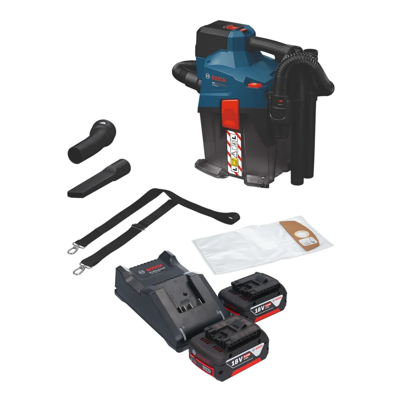 Bosch GAS 18V-6L S Aspirateur sans fil 18 V 6 l classe de poussière L ( 06019K2100 ) Solo - sans batterie, sans chargeur