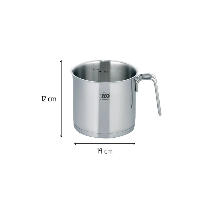 Pot à lait en inox 1,6 litres Elo Citrin