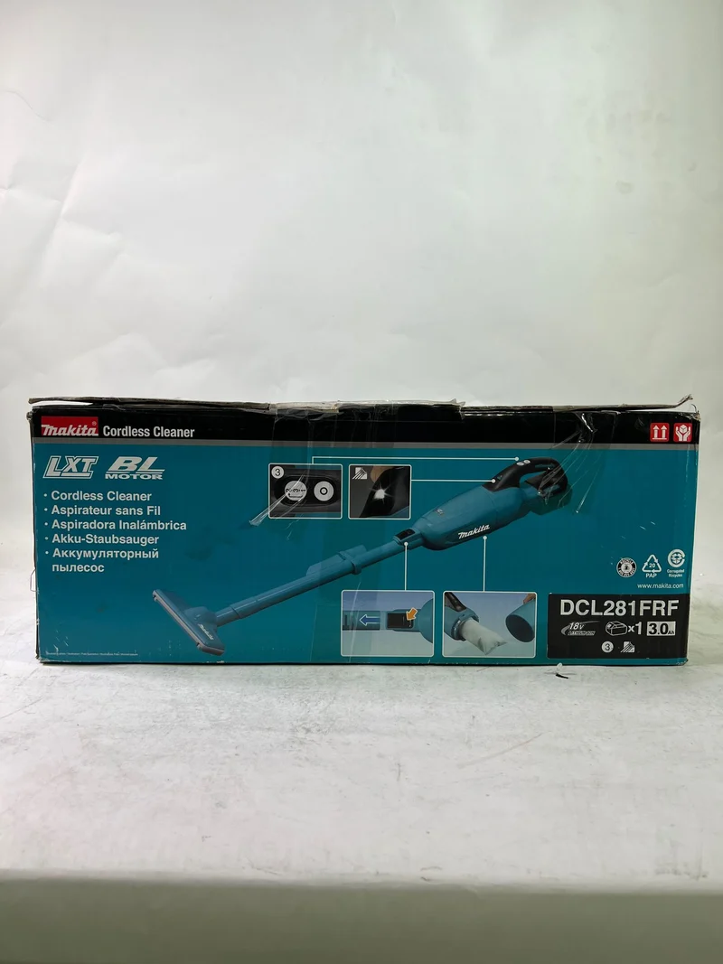 Makita DCL 281 FZ Akku Staubsauger 18 V Brushless Solo - ohne Akku, ohne Ladegerät - Gebraucht