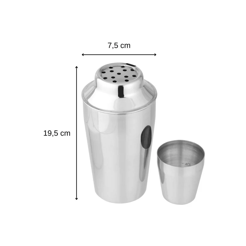 Shaker à cocktails en inox 400 ml Fackelmann Bar Concept