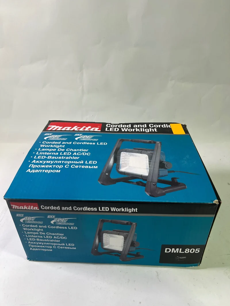 Makita DEADML / DML 805 LED Baustrahler 14,4 - 18 Volt / 230 Volt - Gebraucht