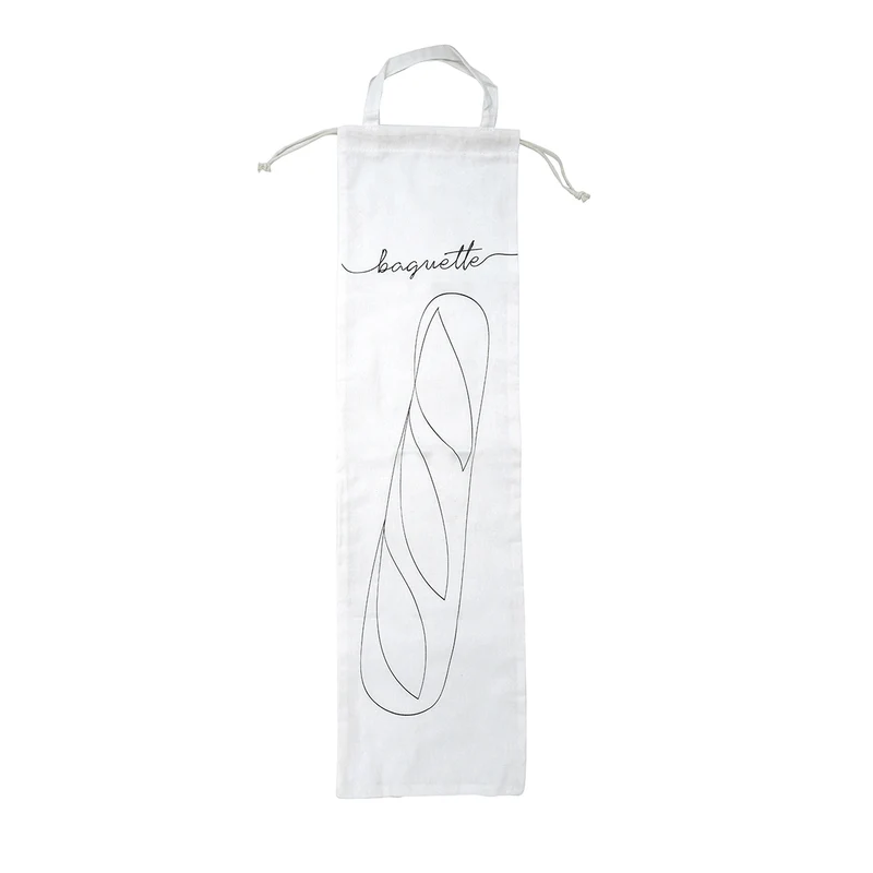 Sac de conservation pour baguette de pain en coton Fackelmann Nature
