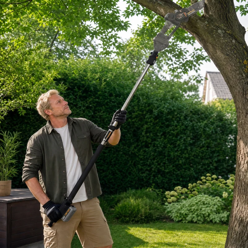 Procraft EP2.0R Rallonge télescopique Rehausse 1,2 - 2,0 m pivotante pour tronçonneuse