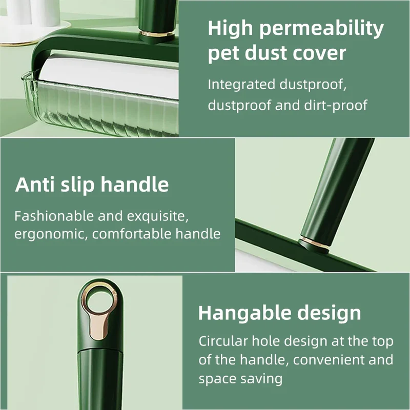 Wide Sticky Clean Paws Pet Hair Lint Roller