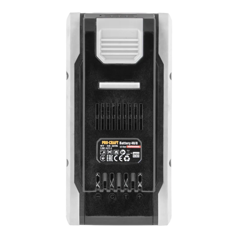 Batterie Procraft 40/8 40 V 8,0 Ah / 8000 mAh Li-Ion avec indicateur de charge