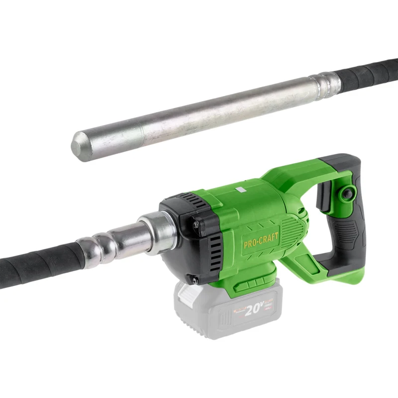 Compacteur à béton sans fil Procraft CV20bb 20 V 1,5 m Brushless Solo - sans batterie, sans chargeur